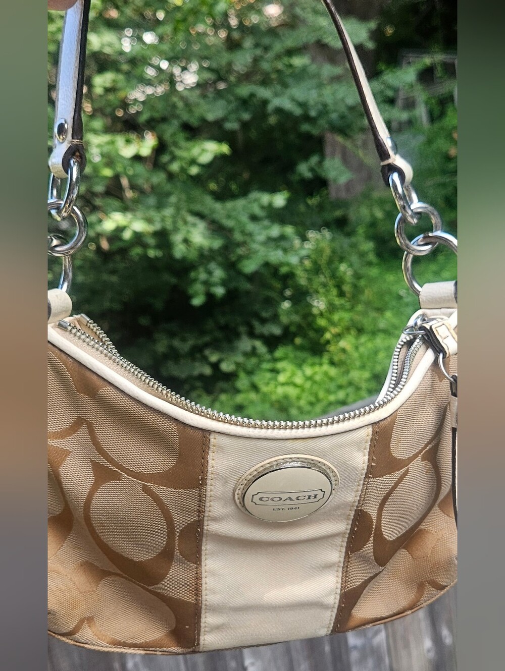 Vintage Y2k Monogram Coach Bag